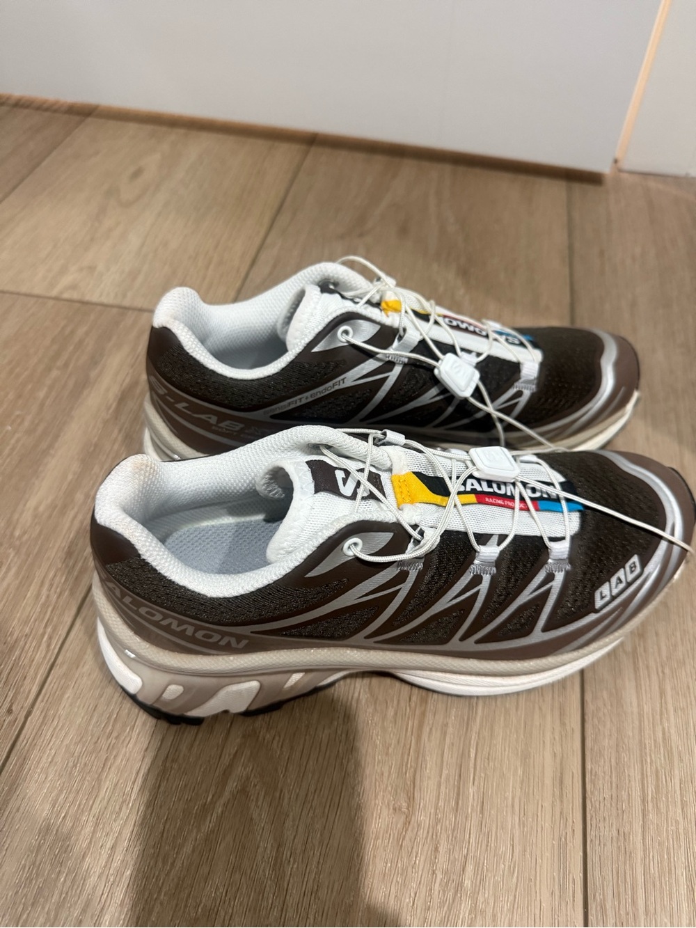 Salomon Women's Brown and White Trail Running Shoes